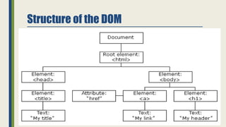 Structure of the DOM
 