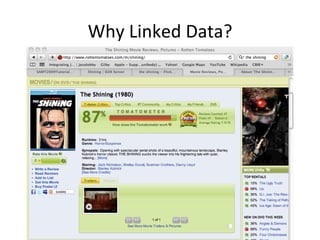 Why	
  Linked	
  Data?	
  
 