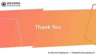 Web Scraping using Python | Web Screen Scraping