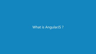 www.edureka.co/angular-js
What is AngularJS ?
 