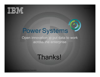 Open innovation to put data to work
across the enterprise
Thanks!
© 2016 International Business Machines Corporation
19
 