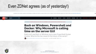 www.devopsguys.com
Phone: 0800 368 7378 | e-mail: team@devopsguys.com
Even ZDNet agrees (as of yesterday!)
 