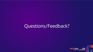 Questions/Feedback?
 