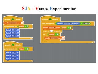 S4A – Vamos Experimentar
 