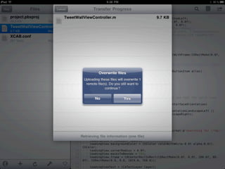 Developing iOS apps on your iPad with XCAB