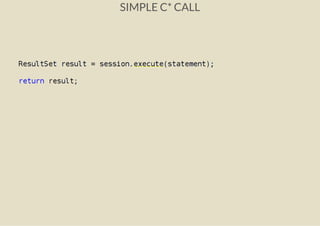 SIMPLE C* CALL
 