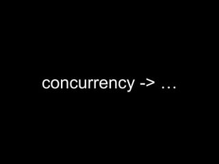 concurrency -> …
 