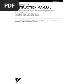 G7 Manual (Inverter)