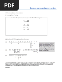 Common Names and Geneva System