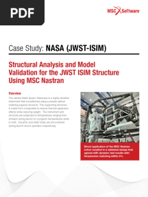 NASA's James Webb Space Telescope Support Structure Analysis Using MSC Nastran