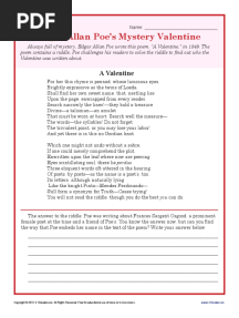 Grhs Poe A Valentine