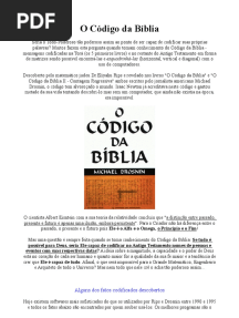 O Código Da Bíblia