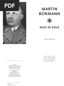 Paul Manning, Martin Bormann - Nazi in Exiile