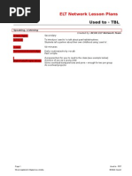 TBL Used to Lesson Plan