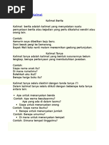 Materi Bahasa Indonesia Kelas 3 Semester I Dan II