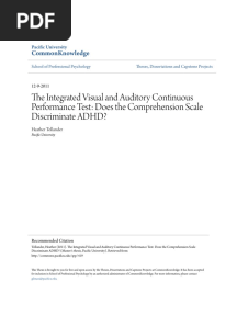 Adhd Validity