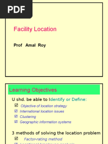 Facility Location 1
