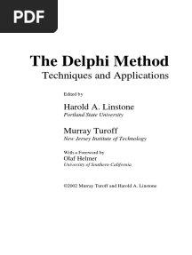 The Delphi Method PDF