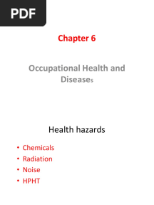 Chap 6 Health Hazard