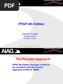 PPAP 4th Edition: David P. Fowler