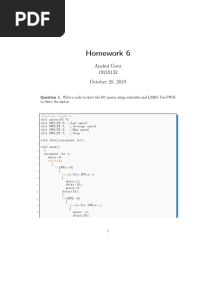 Homework 6: Anshul Gour 19210132 October 28, 2019