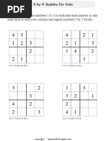 Sudoku by Numbers2