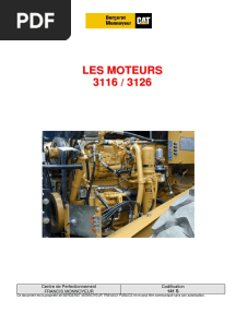 141 S - Moteur 3116 & 3126