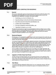 Shell E & P Ireland LTD Corrib Terminal: Bellanaboy Bridge Earthworks Plating Report