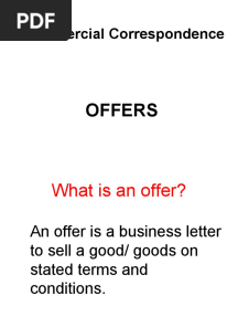 Offers To Students