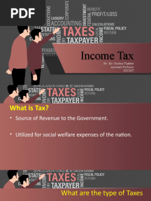 Income Tax Income Tax: By: Ms. Rachna Thakkar Assistant Professor SXCMT