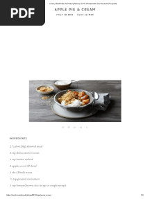 Apple Pie & Cream Serving 2