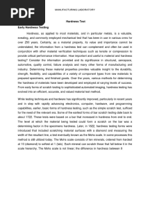 D-Hardness Test (2019-2020)
