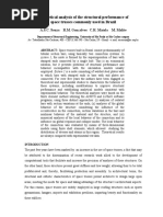 Theoretical Analysis of the Structural Performance of Space Trusses Commonly Used in Brazil
