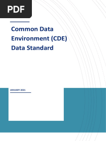 Cde Data Standard
