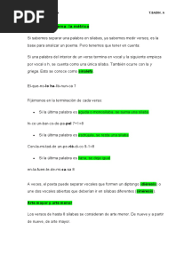 Analizar Un Poema