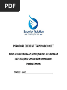 SATC-TF-23 - IAE V2500 ENGINE Practical Element Training Booklet