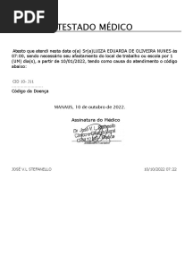 Atestado Editavel PDF