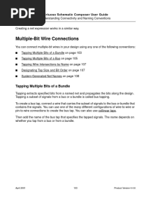 Multiple-Bit Wire Connections