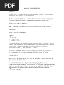 Consenso - Abrigo Subterrâneo