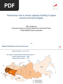 Roscosmos Role in Human Capacity Building in Space Sciencie and