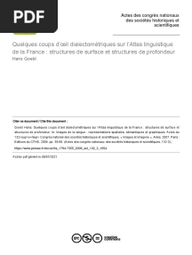 Goebl Dialectometrie ALF