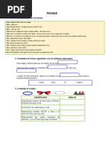 Ficha de religion lectura