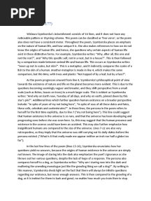 Astonishment - Poem Analysis