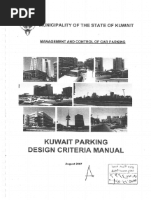 Kuwait Parking Design Criteria Manual-A PDF