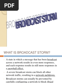 Broadcast Storm