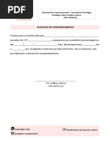 Atestado de Comparecimento