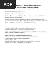 Priere de Boukman