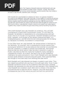 Macbeth Compare and Contrast