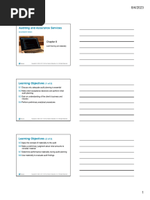 Chapter 8 Financial Auditing Slides