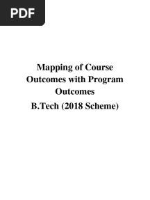 Course Articu Lation Matrix